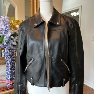 Blank NYC Black Bomber Jacket